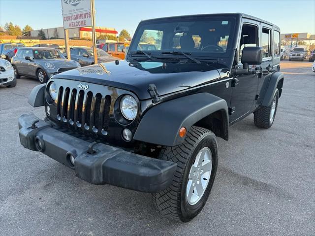 used 2015 Jeep Wrangler Unlimited car, priced at $16,388