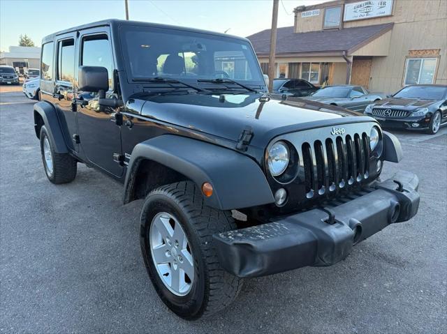 used 2015 Jeep Wrangler Unlimited car, priced at $16,388