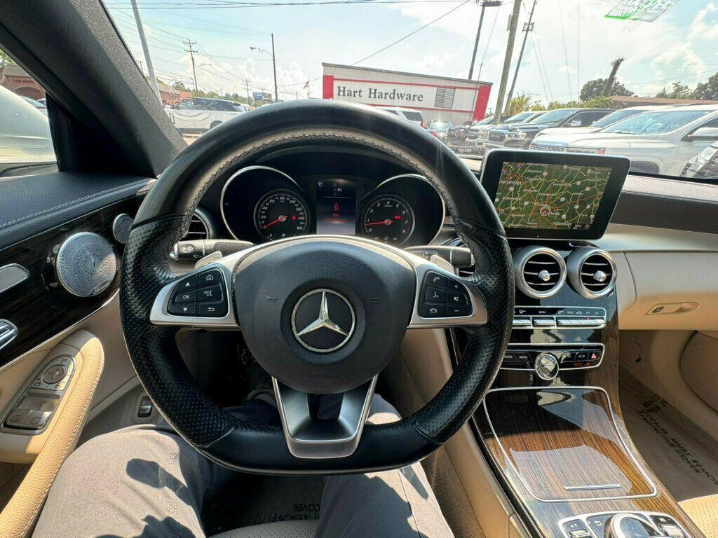 used 2017 Mercedes-Benz C-Class car, priced at $15,881