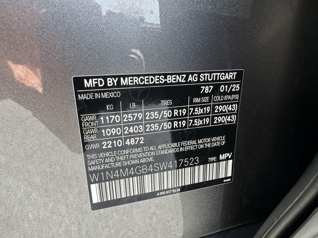 new 2025 Mercedes-Benz GLB 250 car, priced at $54,975