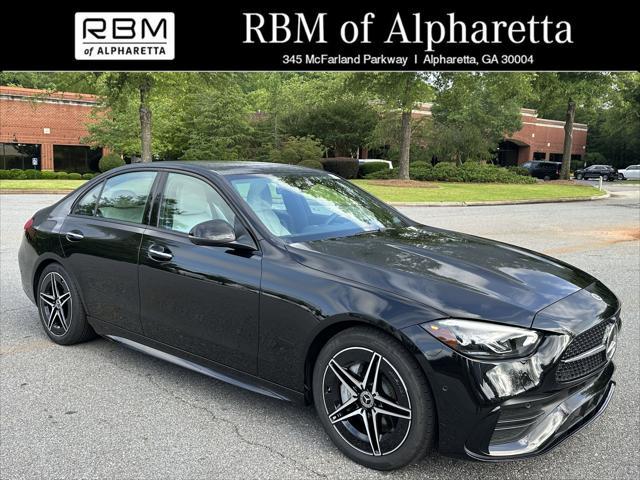used 2024 Mercedes-Benz C-Class car, priced at $46,999