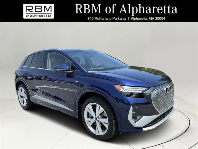 used 2023 Audi Q4 e-tron car, priced at $34,999