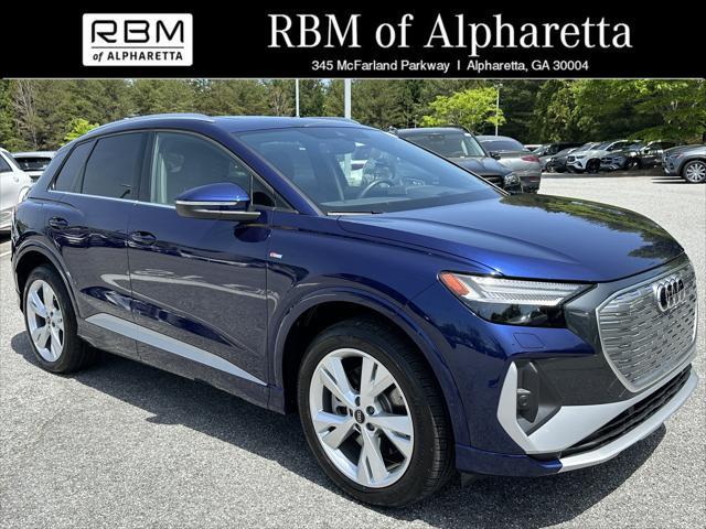 used 2023 Audi Q4 e-tron car, priced at $34,999
