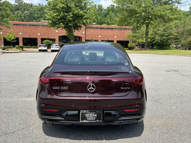used 2023 Mercedes-Benz EQS 580 car, priced at $79,999