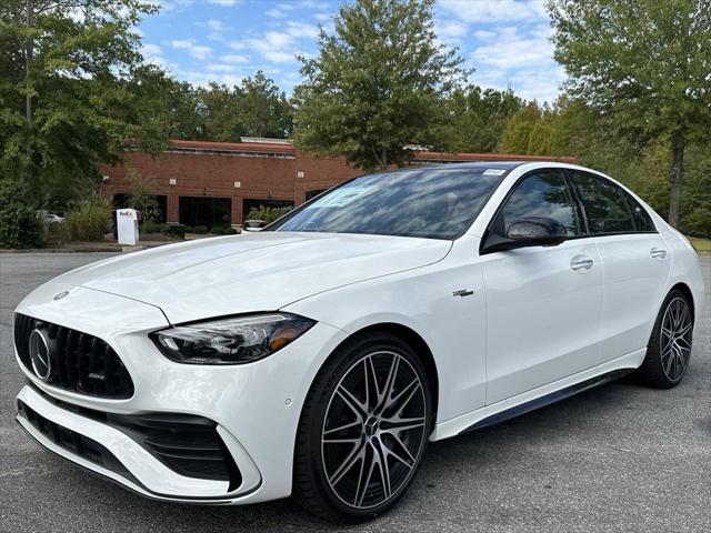 new 2024 Mercedes-Benz AMG C 43 car, priced at $74,180