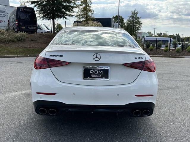 new 2024 Mercedes-Benz AMG C 43 car, priced at $74,180