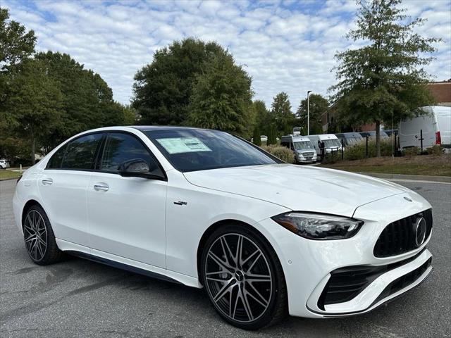 new 2024 Mercedes-Benz AMG C 43 car, priced at $74,180