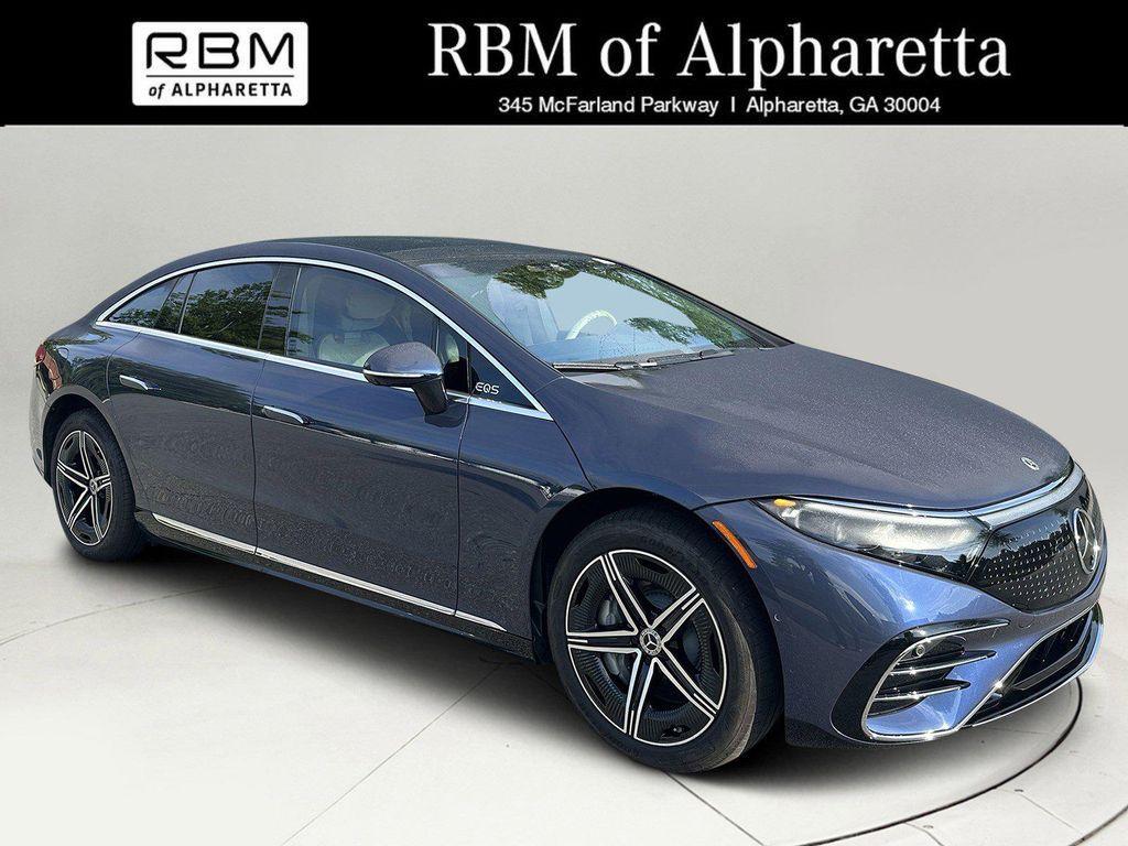 used 2023 Mercedes-Benz EQS 580 car, priced at $71,999