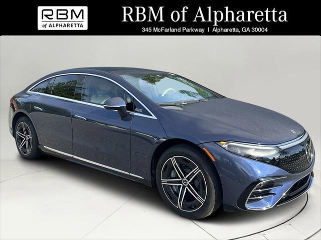 used 2023 Mercedes-Benz EQS 580 car, priced at $71,999