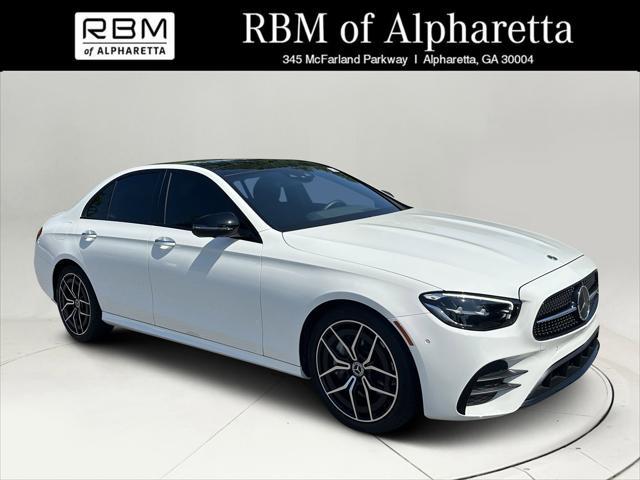 used 2022 Mercedes-Benz E-Class car, priced at $46,999