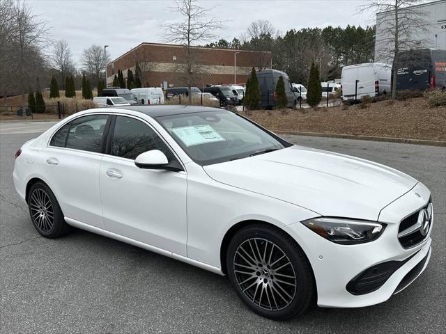 new 2025 Mercedes-Benz C-Class car, priced at $54,355