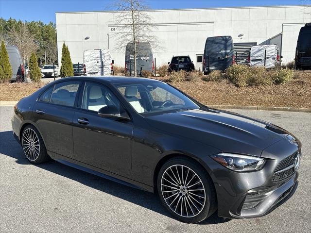 used 2024 Mercedes-Benz C-Class car, priced at $47,999