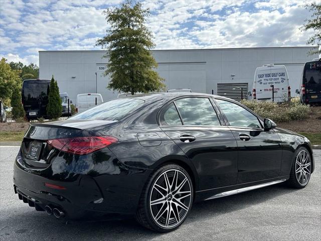 new 2024 Mercedes-Benz AMG C 43 car, priced at $74,835