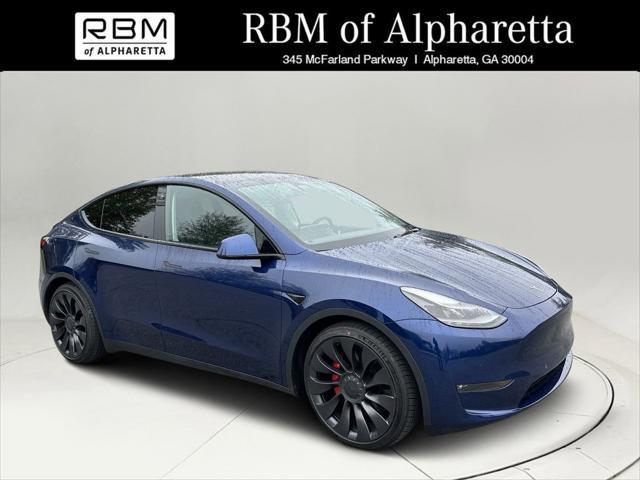 used 2022 Tesla Model Y car, priced at $34,999