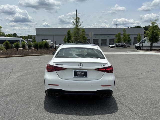 used 2024 Mercedes-Benz AMG C 43 car, priced at $61,999