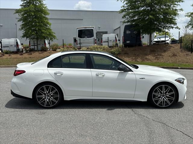 used 2024 Mercedes-Benz AMG C 43 car, priced at $61,999