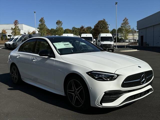 new 2025 Mercedes-Benz C-Class car, priced at $56,895