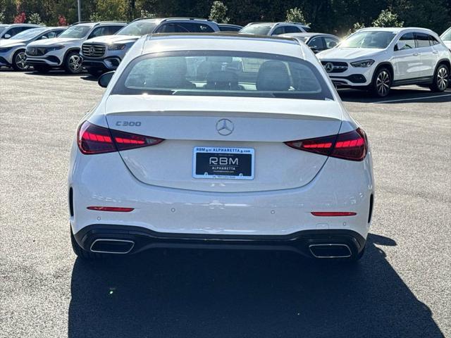 new 2025 Mercedes-Benz C-Class car, priced at $56,895