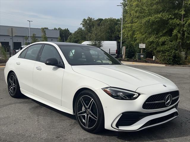 used 2023 Mercedes-Benz C-Class car, priced at $43,999