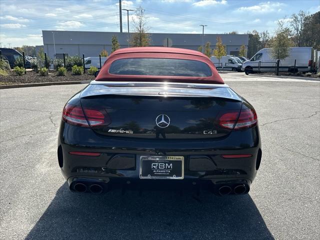 used 2020 Mercedes-Benz AMG C 43 car, priced at $46,998