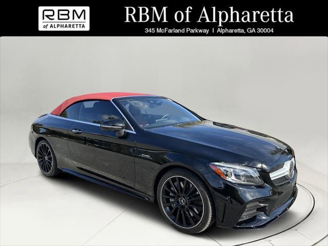 used 2020 Mercedes-Benz AMG C 43 car, priced at $49,999