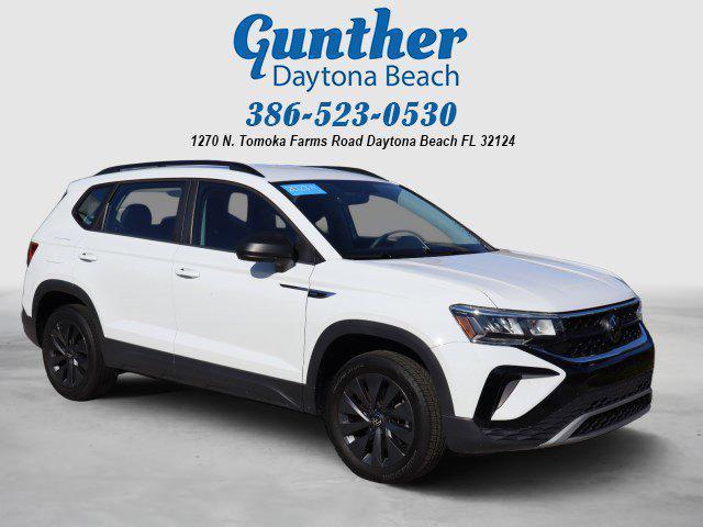 used 2023 Volkswagen Taos car, priced at $19,086