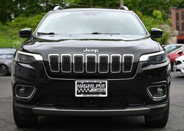 used 2021 Jeep Cherokee car, priced at $21,495