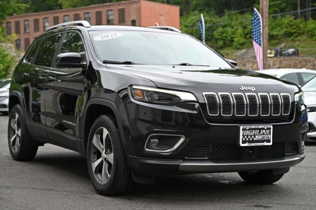 used 2021 Jeep Cherokee car, priced at $21,495