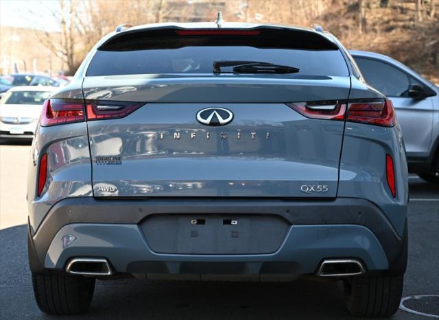 used 2022 INFINITI QX55 car, priced at $33,695