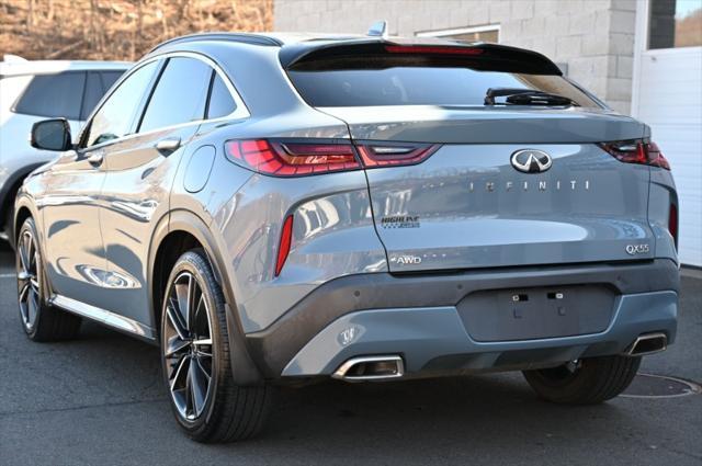 used 2022 INFINITI QX55 car, priced at $33,695