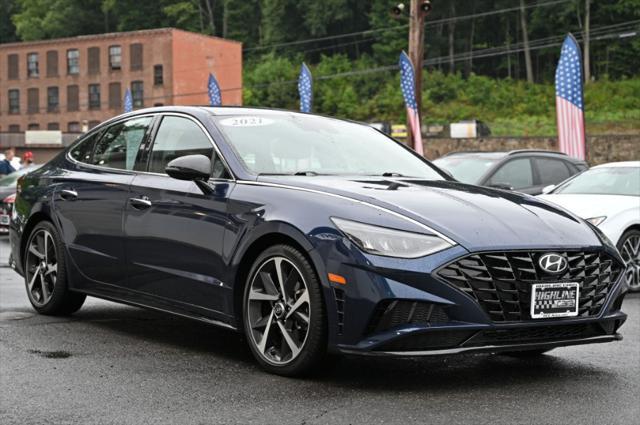 used 2021 Hyundai Sonata car, priced at $21,995