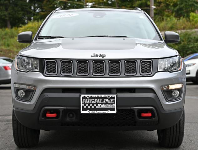 used 2021 Jeep Compass car, priced at $22,495