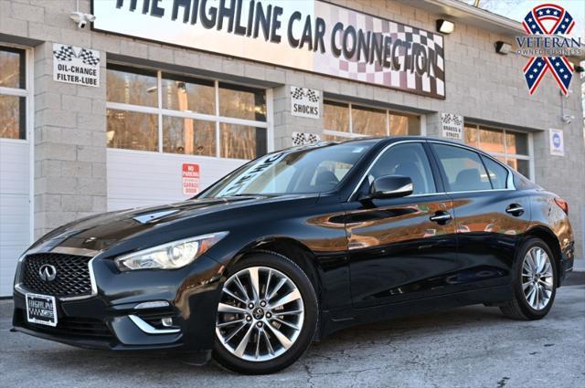 used 2021 INFINITI Q50 car, priced at $22,995