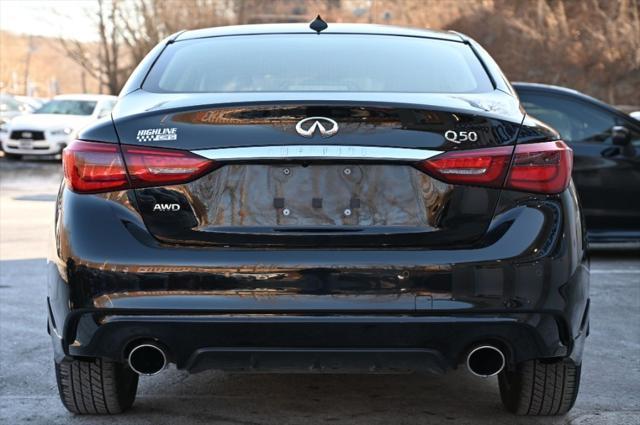 used 2021 INFINITI Q50 car, priced at $22,995