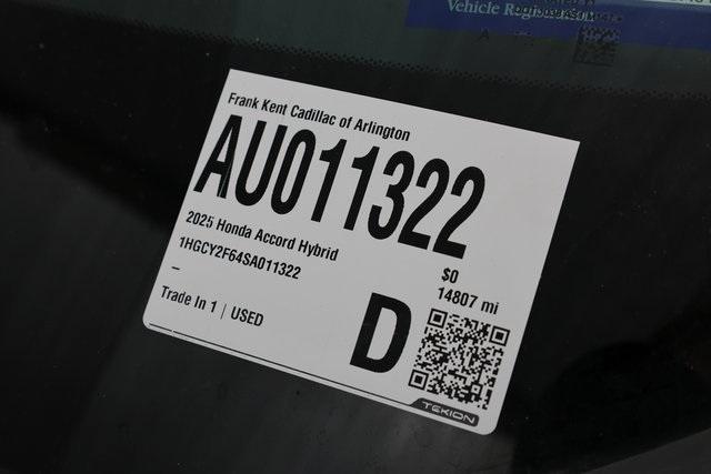 used 2025 Honda Accord Hybrid car, priced at $33,298