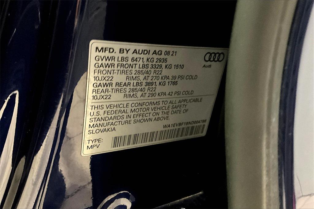 used 2022 Audi Q8 car, priced at $48,988