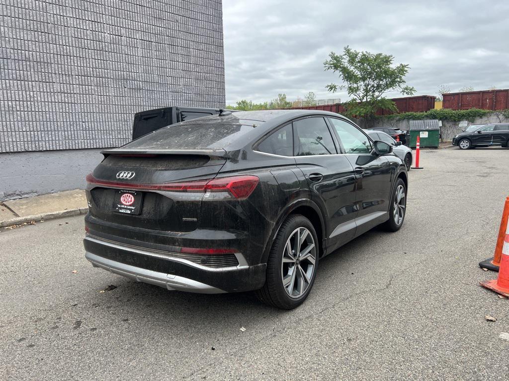 new 2025 Audi Q4 e-tron Sportback car, priced at $64,765