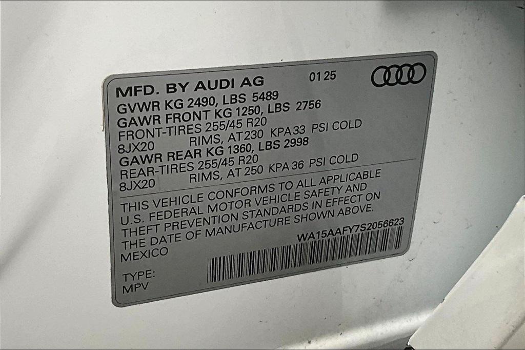 used 2025 Audi Q5 car, priced at $49,888