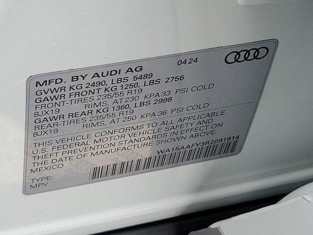 new 2024 Audi Q5 car, priced at $59,630