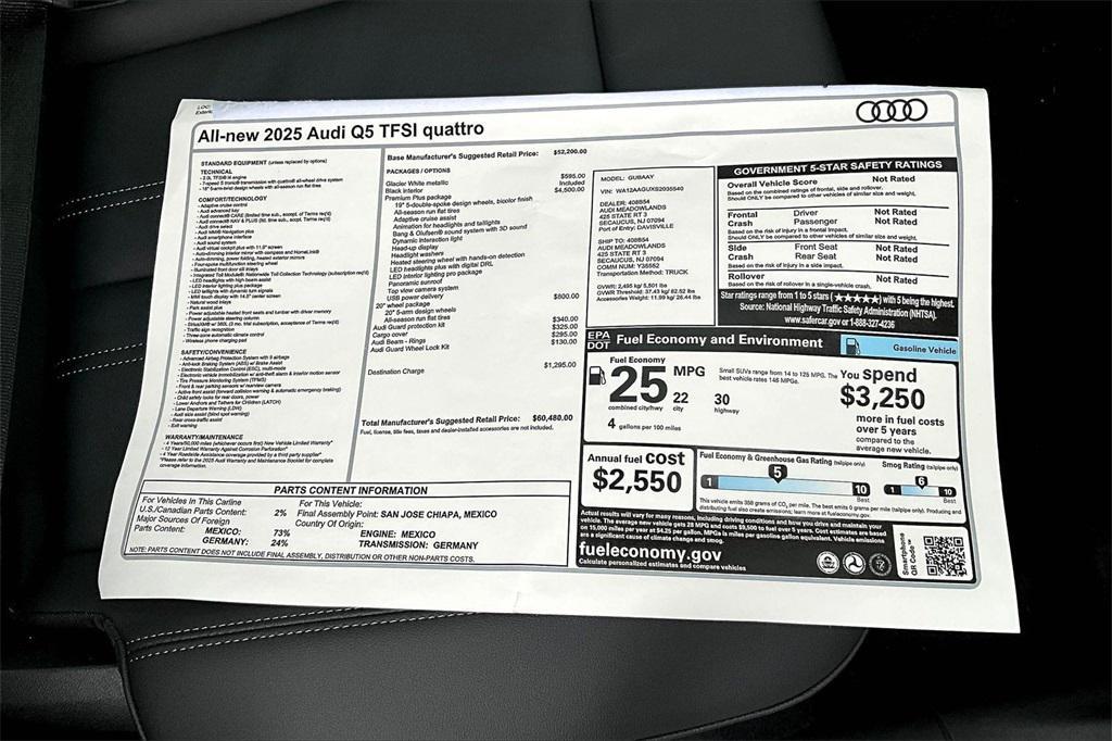 new 2025 Audi Q5 car