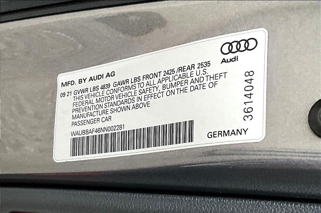 used 2022 Audi A4 car, priced at $28,988