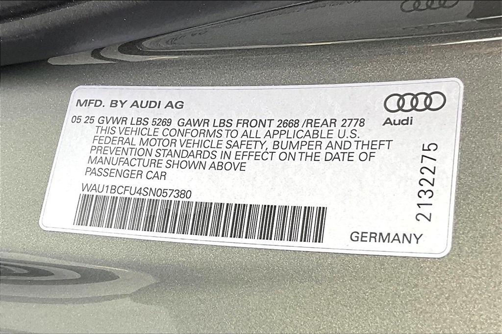 new 2025 Audi A5 car, priced at $52,355