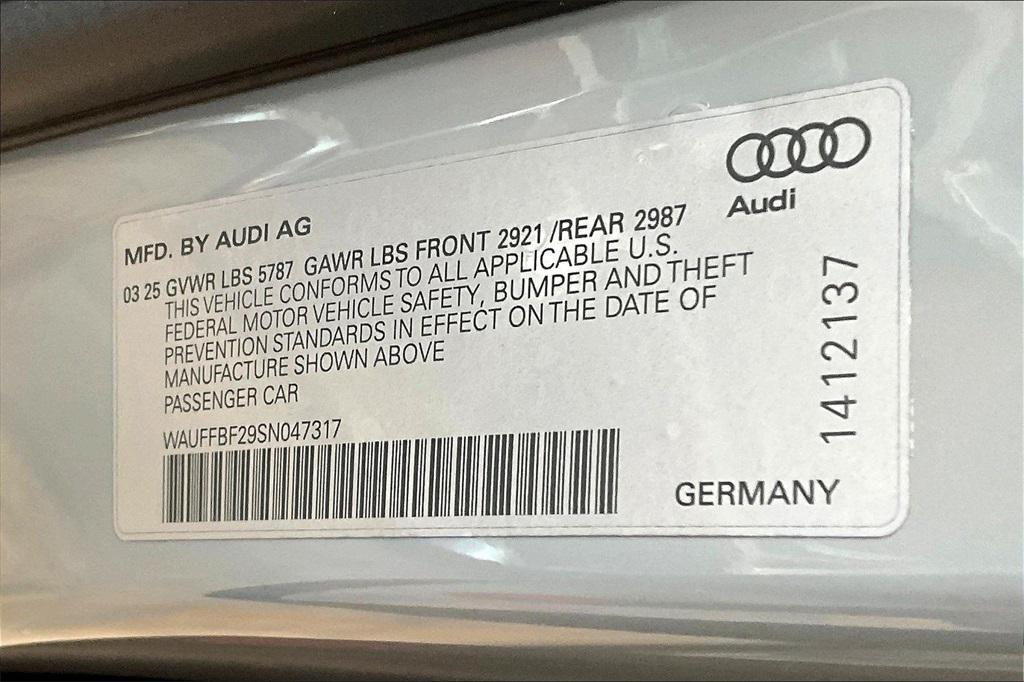 new 2025 Audi S6 car, priced at $95,960