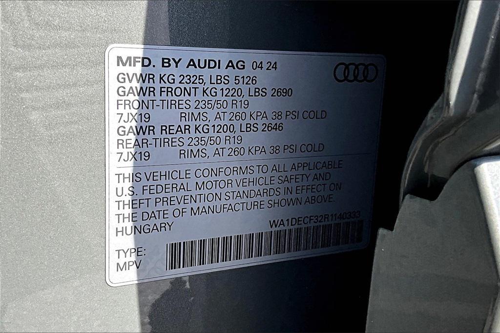 used 2024 Audi Q3 car, priced at $36,988