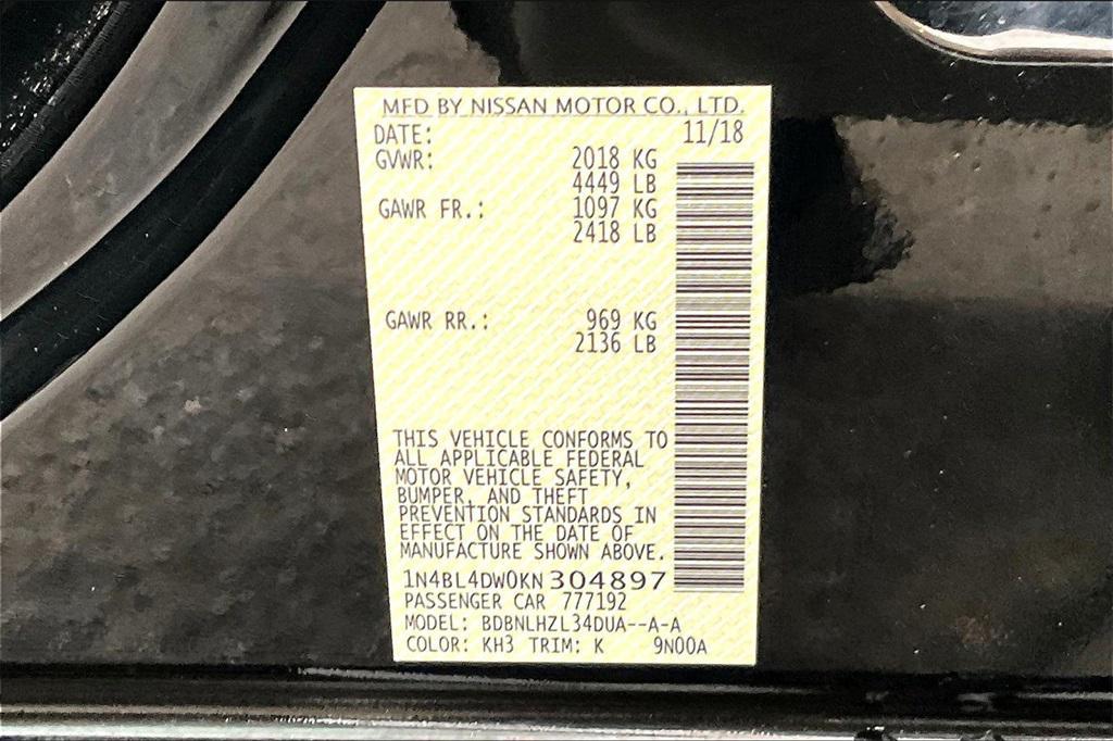 used 2019 Nissan Altima car, priced at $16,133