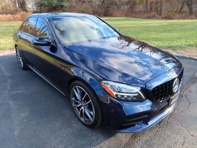 used 2020 Mercedes-Benz AMG C 43 car, priced at $36,995