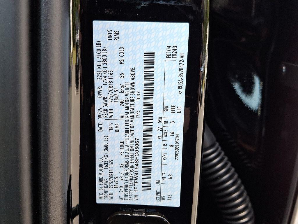 new 2025 Ford F-150 car, priced at $75,000