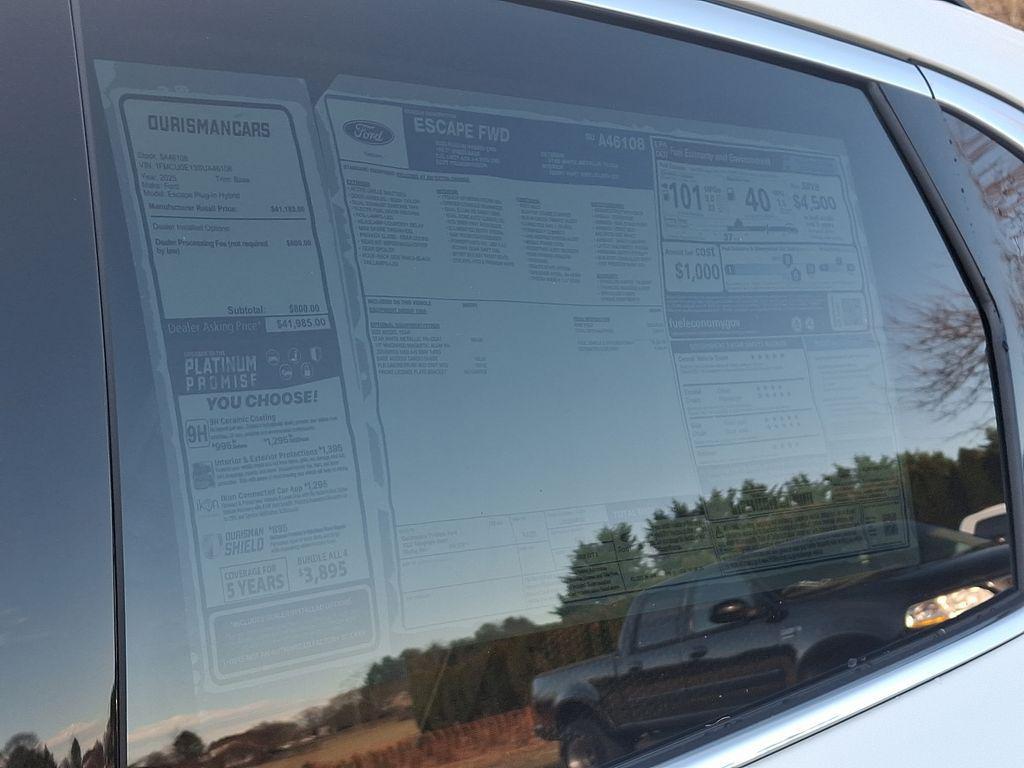 new 2025 Ford Escape PHEV car, priced at $31,500
