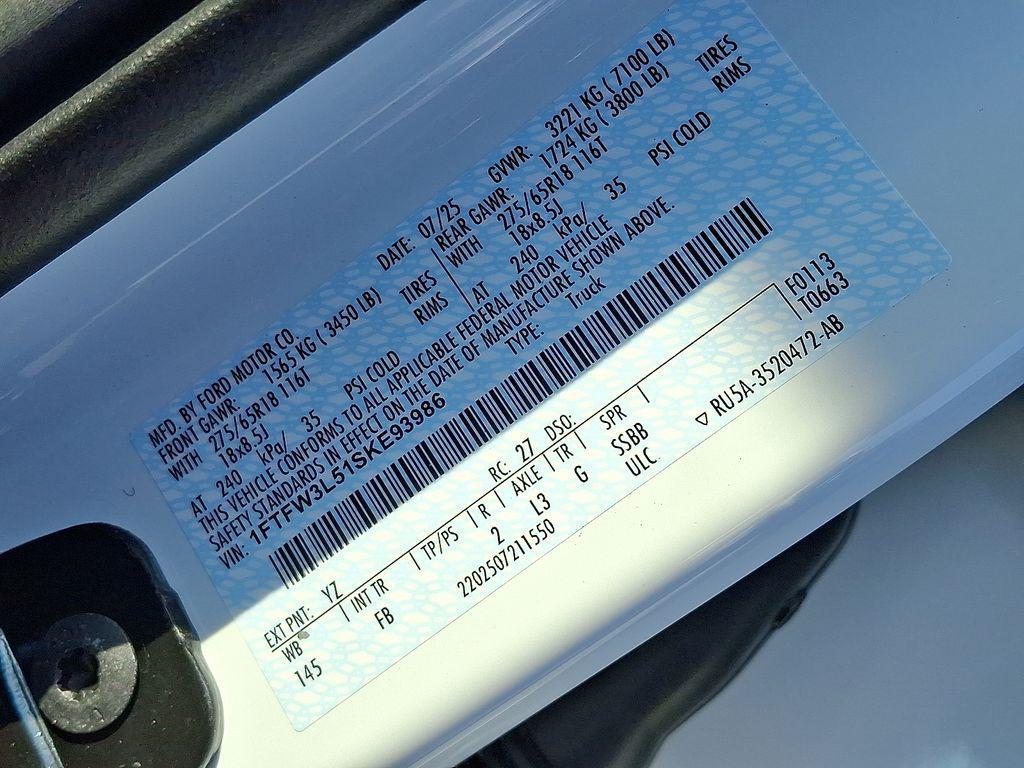 new 2025 Ford F-150 car, priced at $55,000