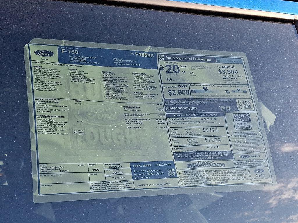new 2025 Ford F-150 car, priced at $49,750